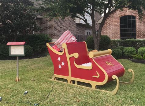 full size christmas sleigh